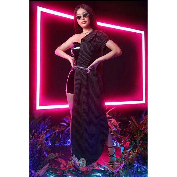 Fashion Nova Walking Wish List Top - Black/Combo - Picture 4 of 7